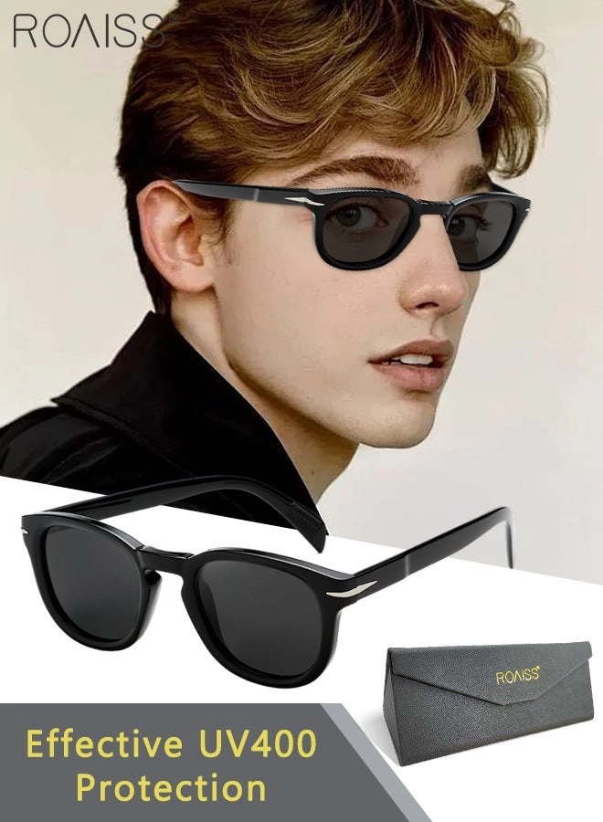 roaiss Round Sunglasses - 47 mm Brown