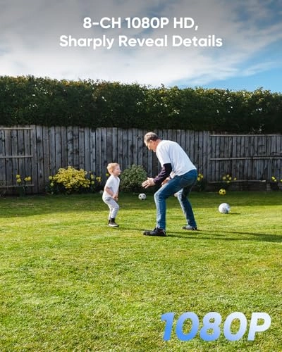 8CH 1080N Surveillance DVR + 720P 1.0MP HD-TVI Camera