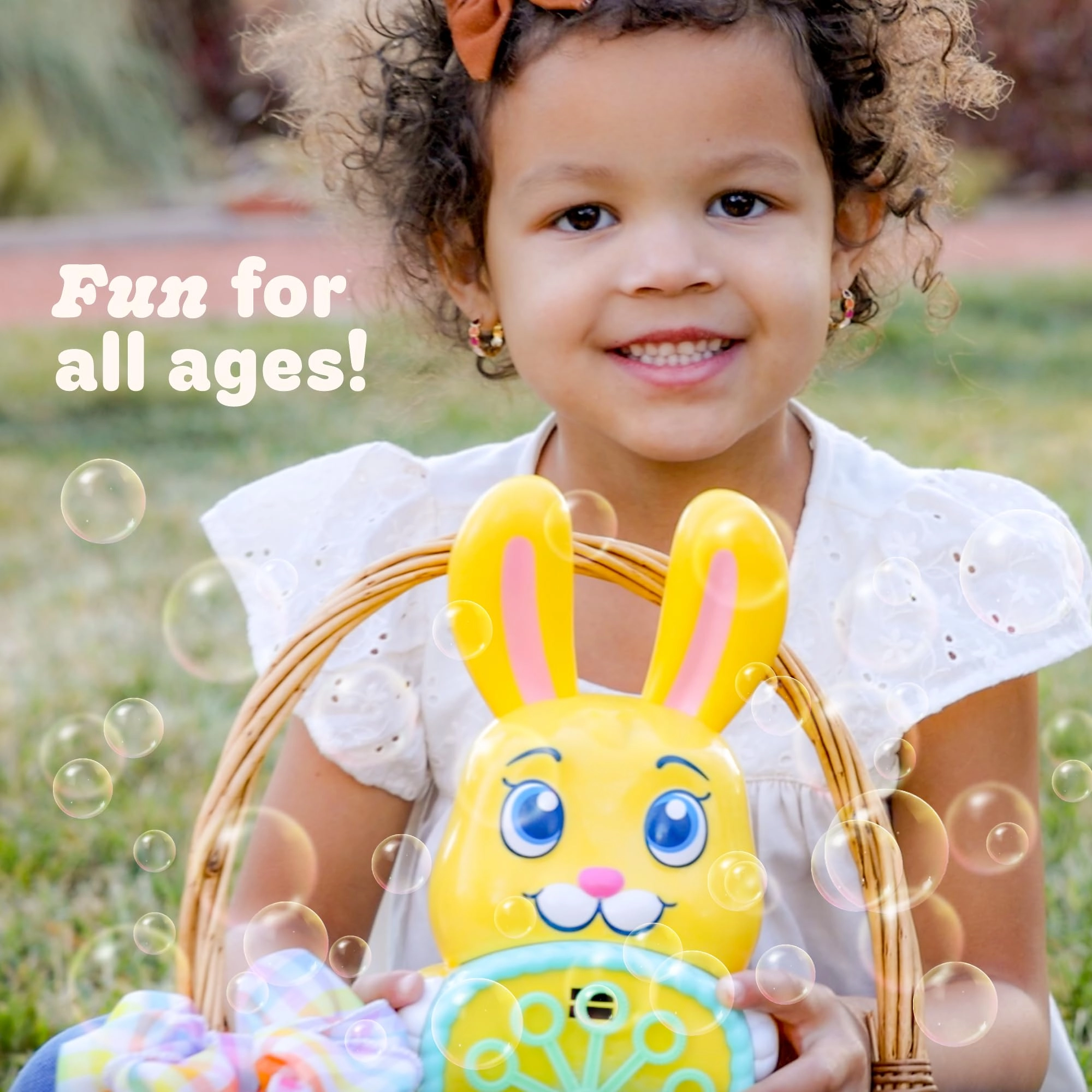 move2play Easter Bunny Bubble Blower - 1-4 years+
