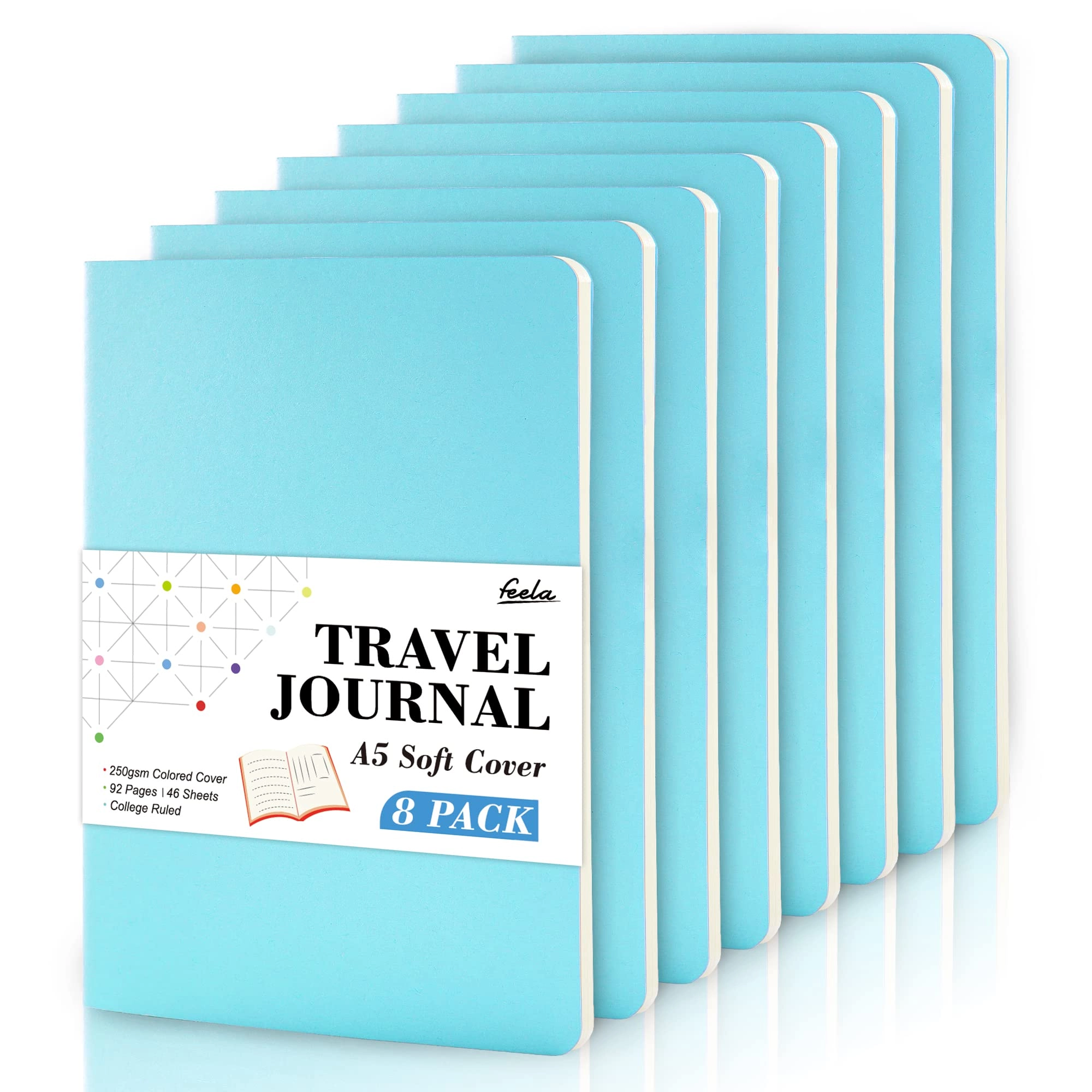 Soft Cover Notebook A5 Softcover - Lined 46 Sheets