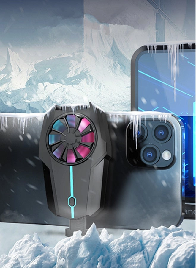 Mobile Phone Cooler - 3 Speeds RGB