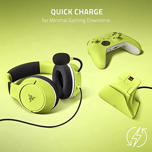 Wired Headset + Quick Charger for Xbox Controllers - Wired Xbox Series X|S Xbox One