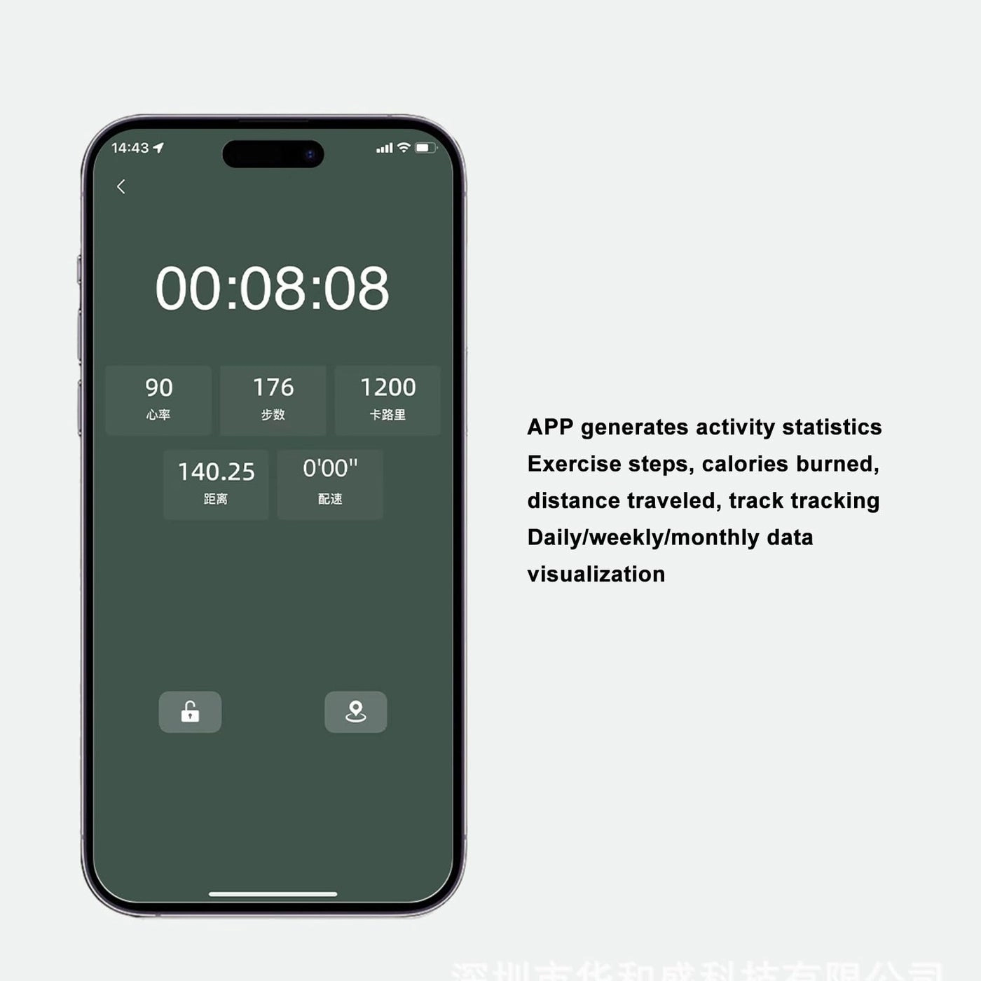 Smart Ring - Blue IP68