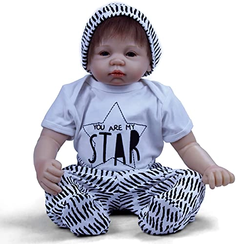 Reborn Baby Doll - 55cm 22" Vinyl Cotton Body