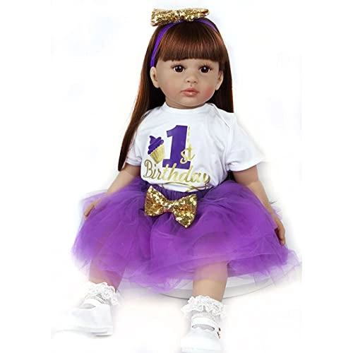 Reborn Baby Doll - 22 Inches / 55 cm Silicone Ages 3+