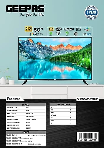 GLED5023SXUHD - 50 in