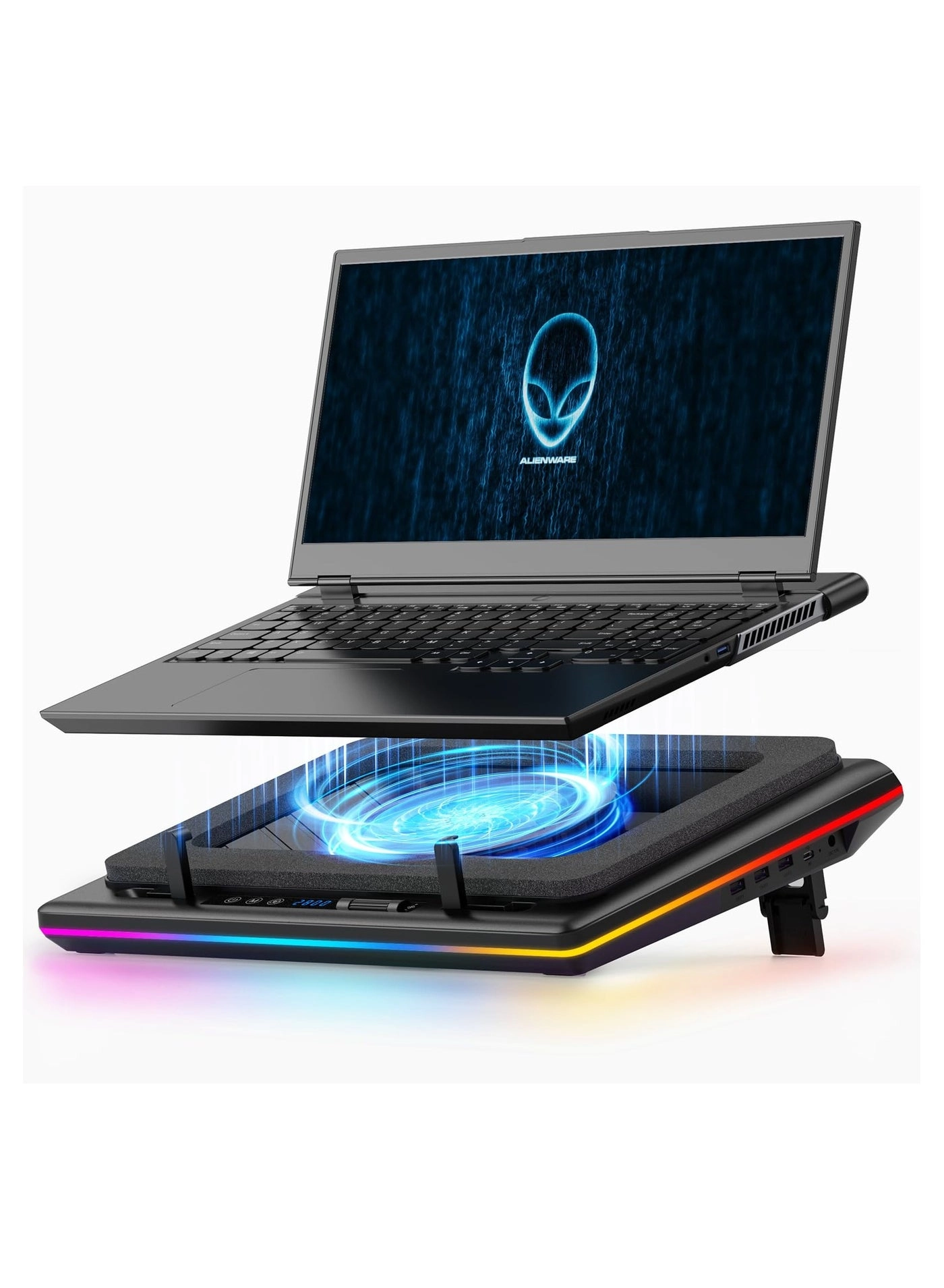 RGB Laptop Cooling Pad - 15-19in