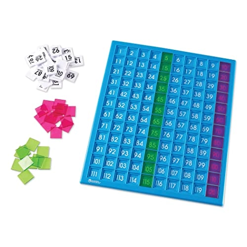 120 Number Board - 6+ 181 pieces