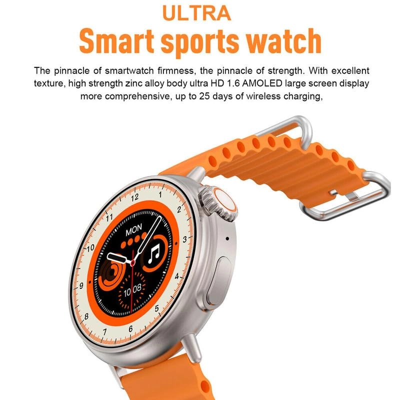 Round Shape Smartwatch Titanium