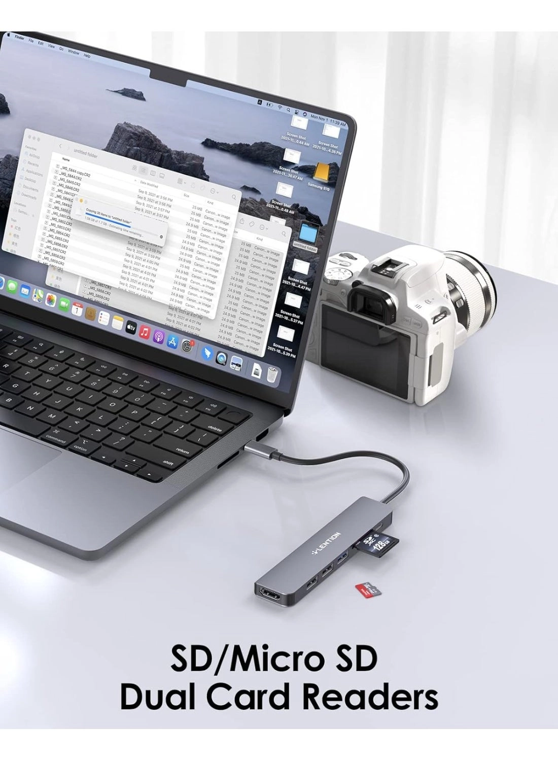 CB-CE18s - 8-in-1 USB-C Hub 4K@60Hz HDMI 100W PD