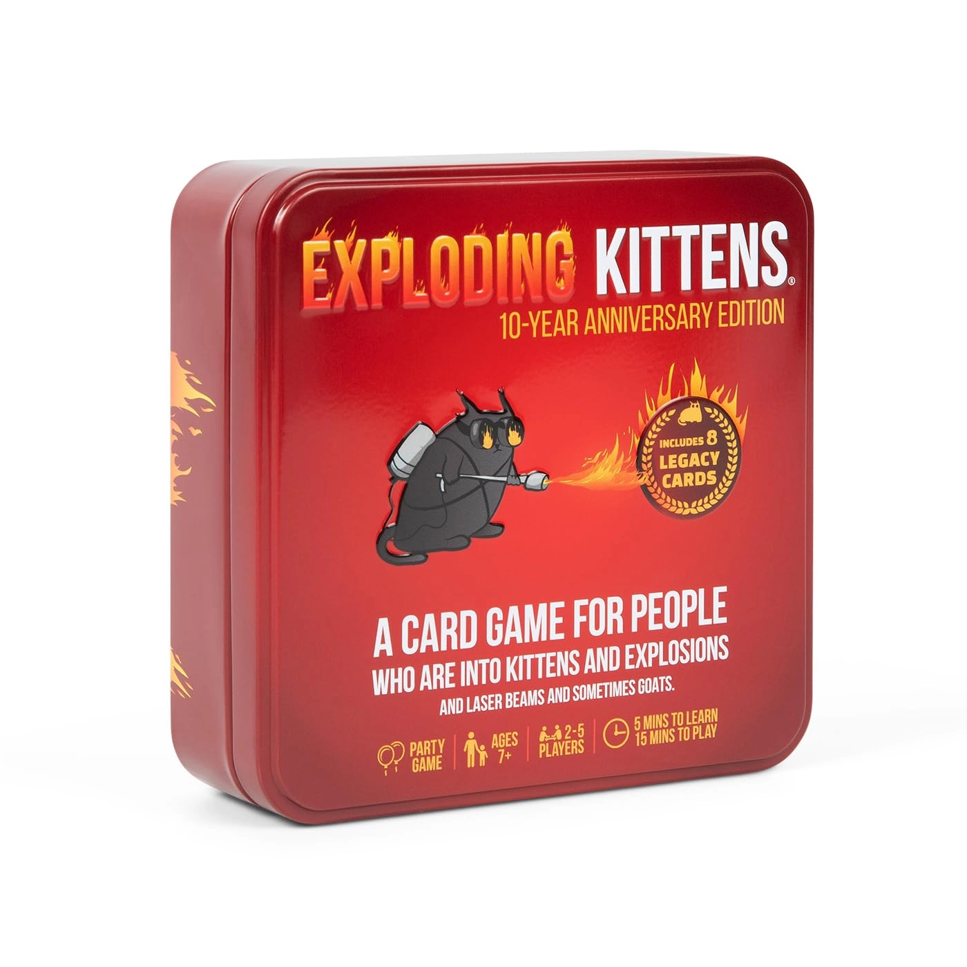 Exploding Kittens: 10th Anniversary Collectible Tin - New Edition
