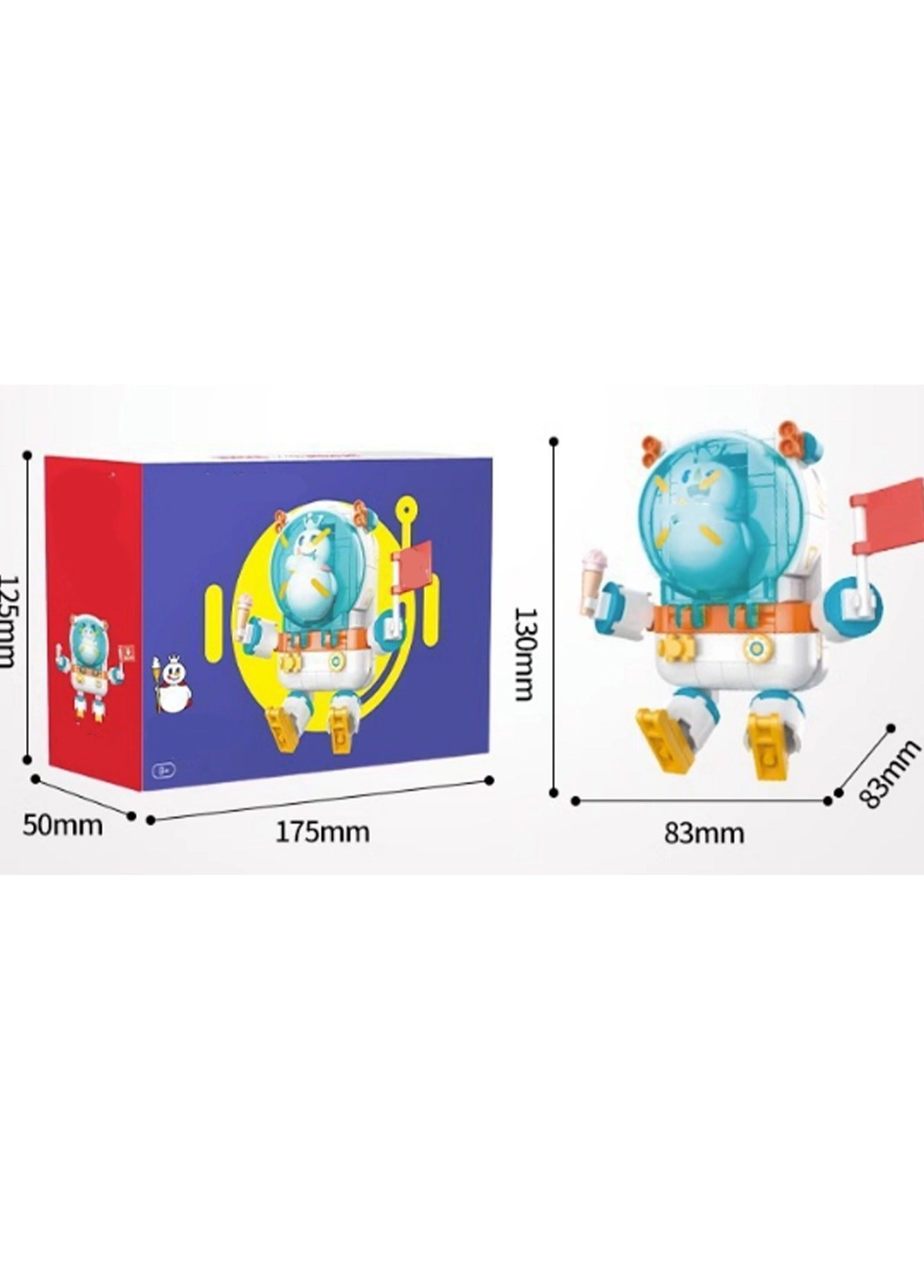 Astronaut Mini Building Blocks - Space Astronaut 378 pcs