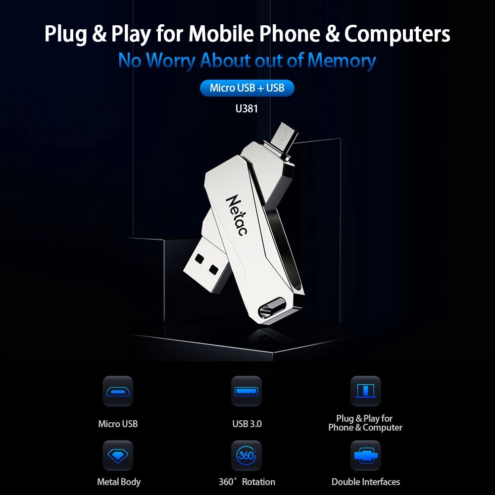 973-LU - USB 3.0 Micro USB 8 GB