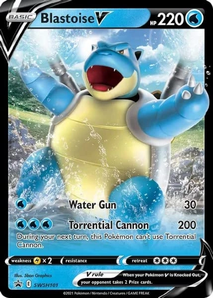 Pokémon Blastoise V - Single Card