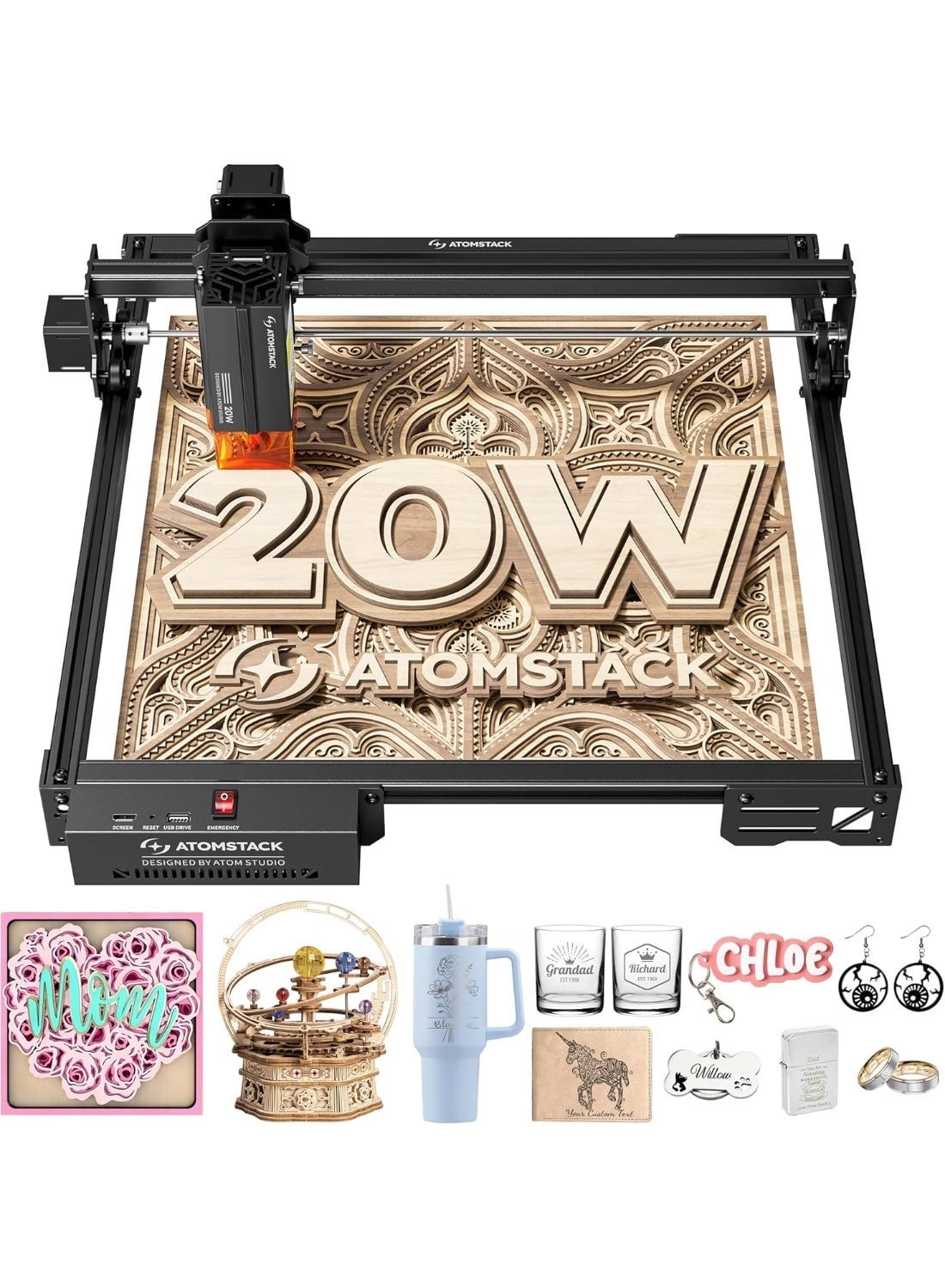ATOMSTACK A20 PRO V2 - 20W Laser Engraver