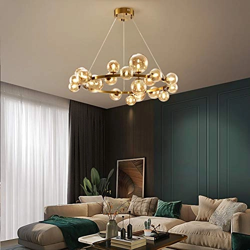 Edison Lamp Shade - G9 Electroplating bronze and amber