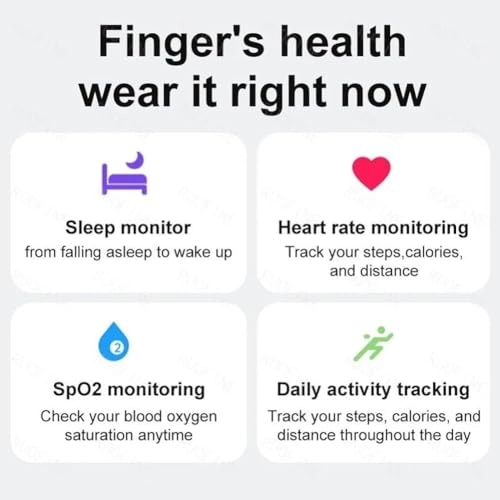 Smart Ring - Heart Rate Monitor Charging Case