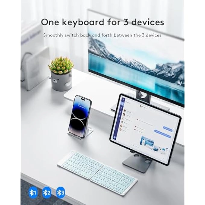 Foldable Bluetooth Keyboard - EN Wireless