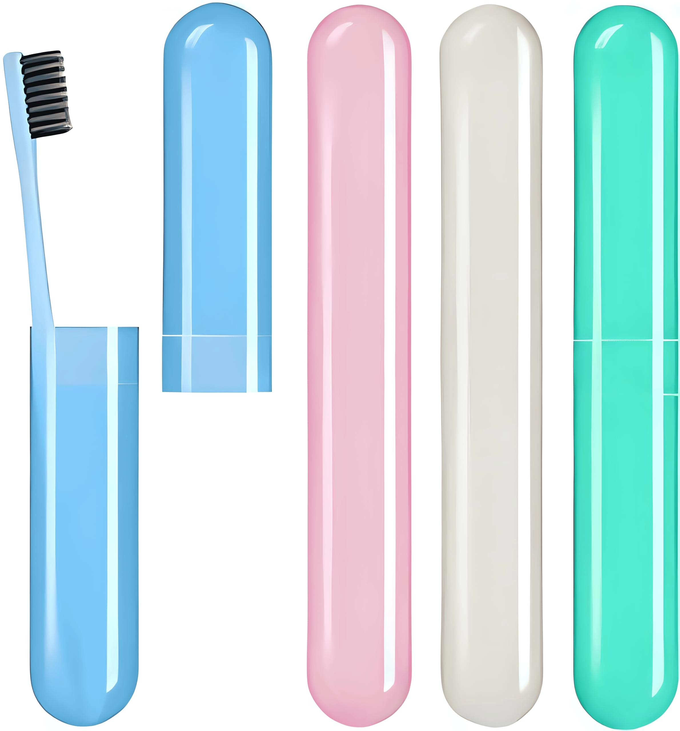 DeoDap International Private Limited Toothbrush Holder - Freestanding 4 Count