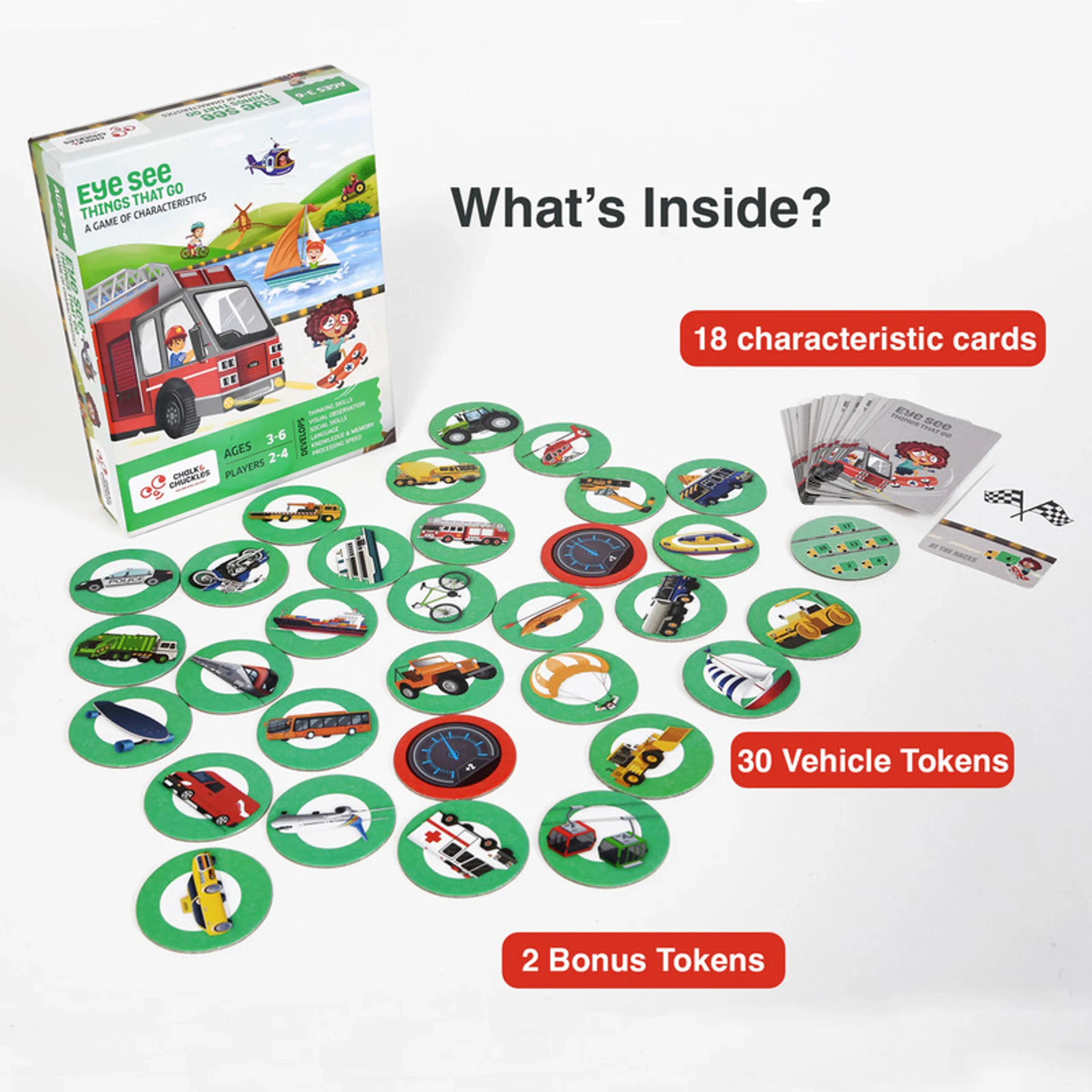 Eye See - Things That Go - Suitable for 3 to 6 years 32 pieces