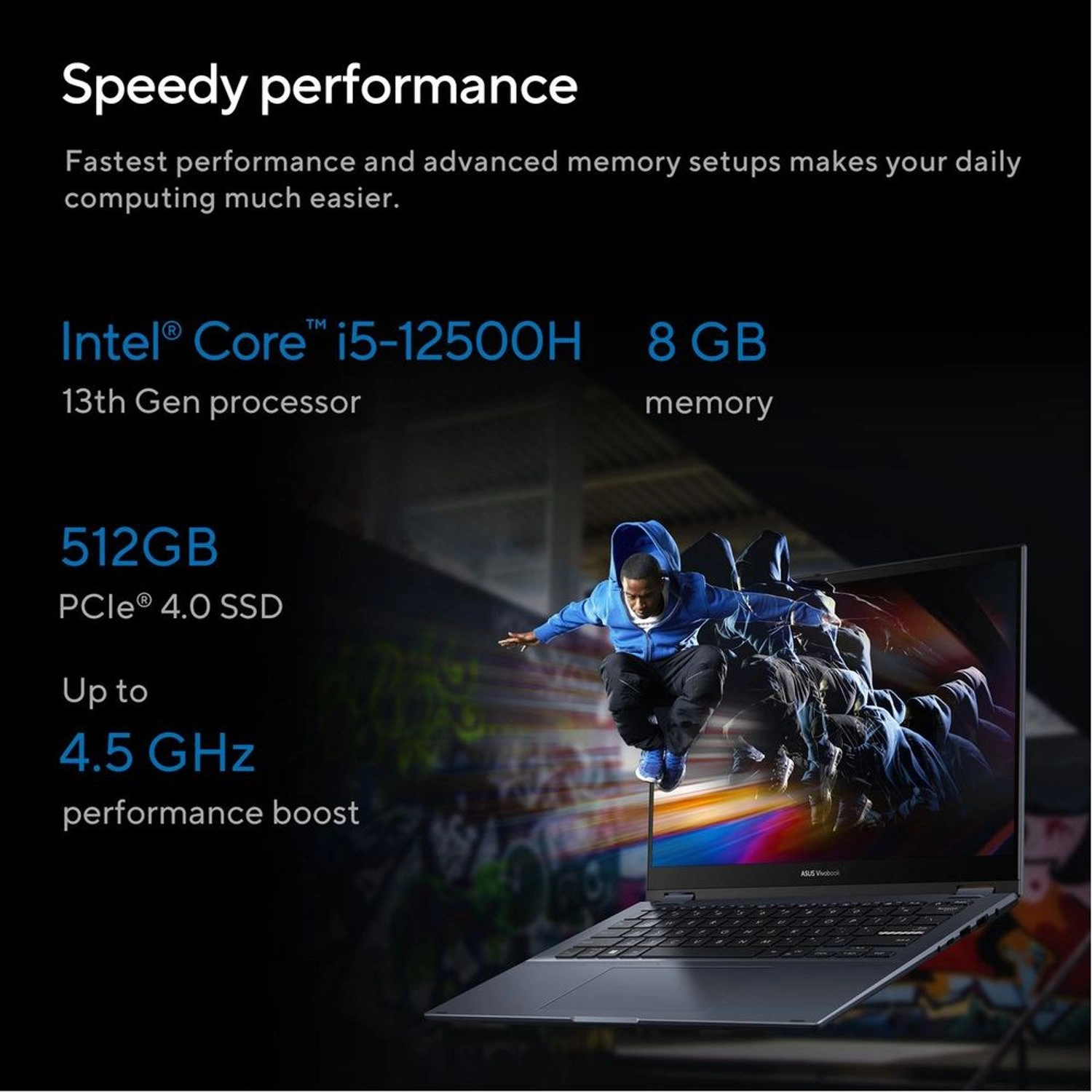 Vivobook S14 Flip TP3402ZA-LZ070W - 14'' Core i5-12500H 8GB DDR4 512GB SSD