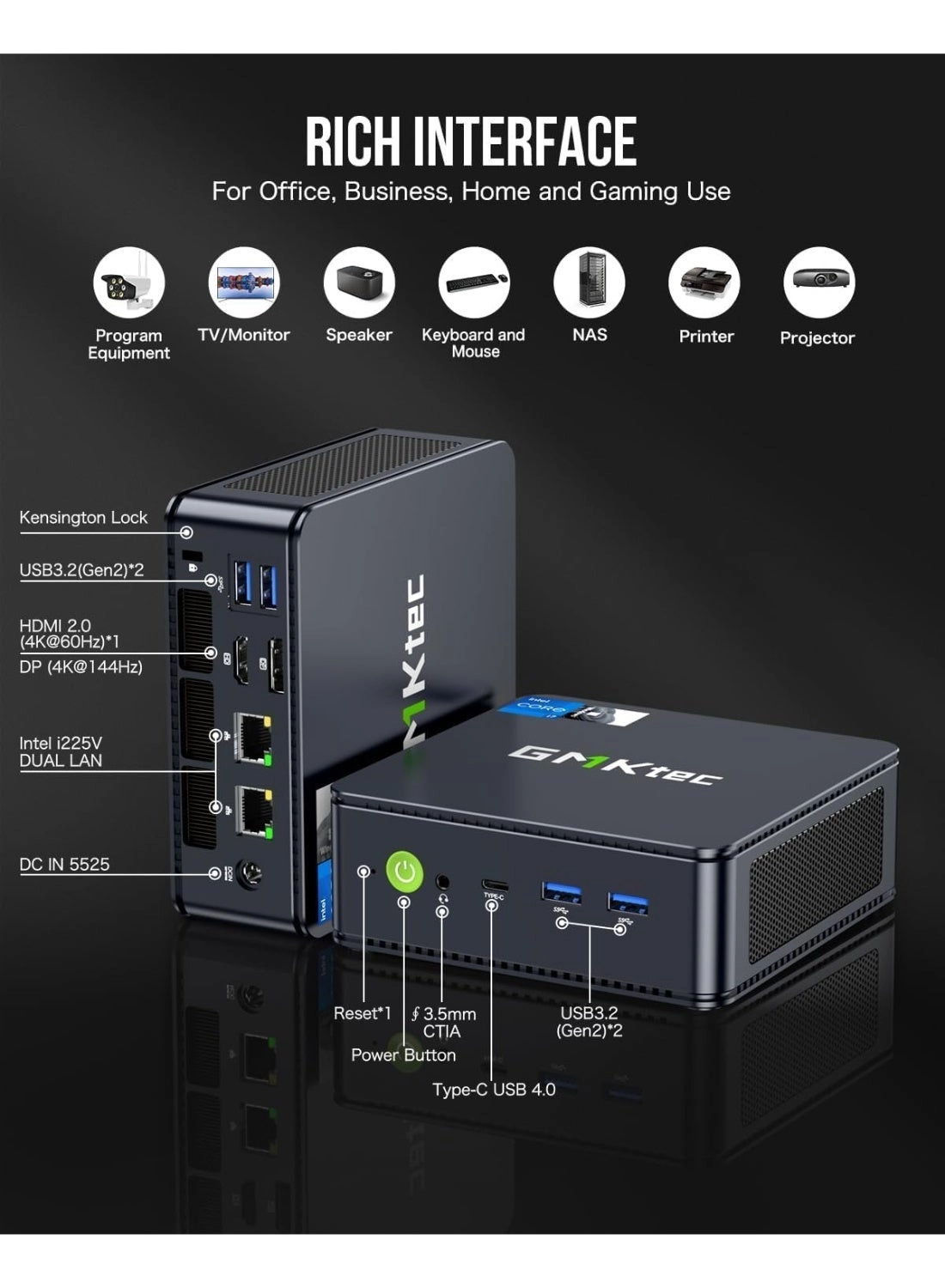 NucBox K7 PLUS - SSD 1TB 32GB Intel Core i7-13620H