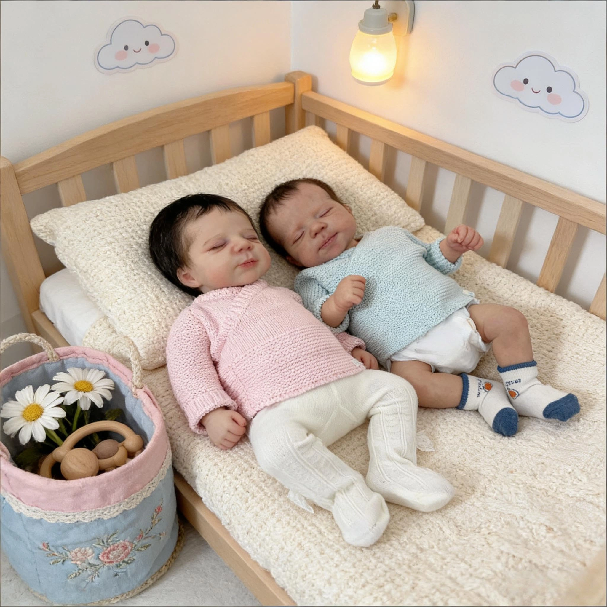 Reborn Baby Doll - 18 inch Twins Ages 3+