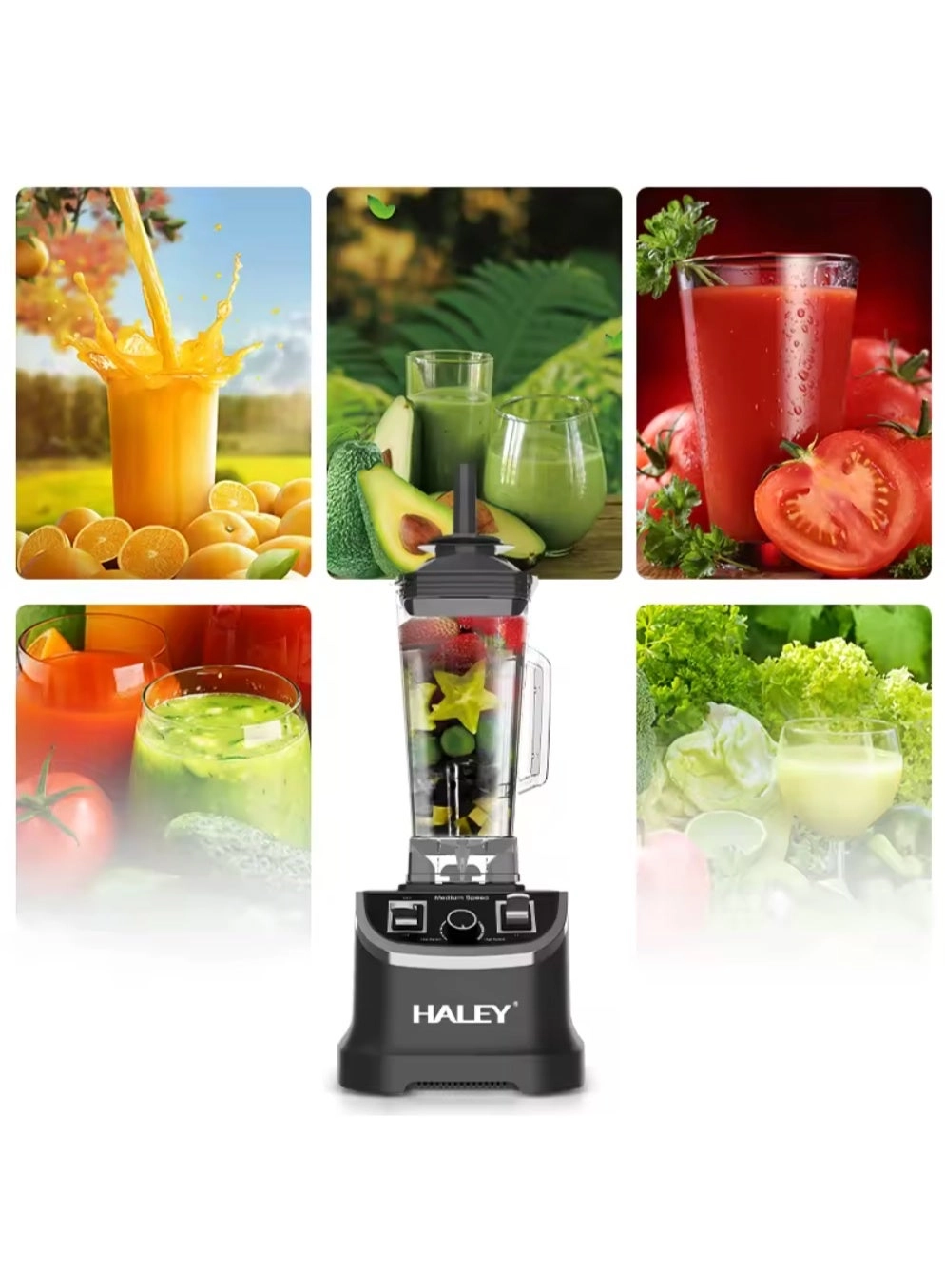 Multifunctional Electric Blender - 4800W 2.5L
