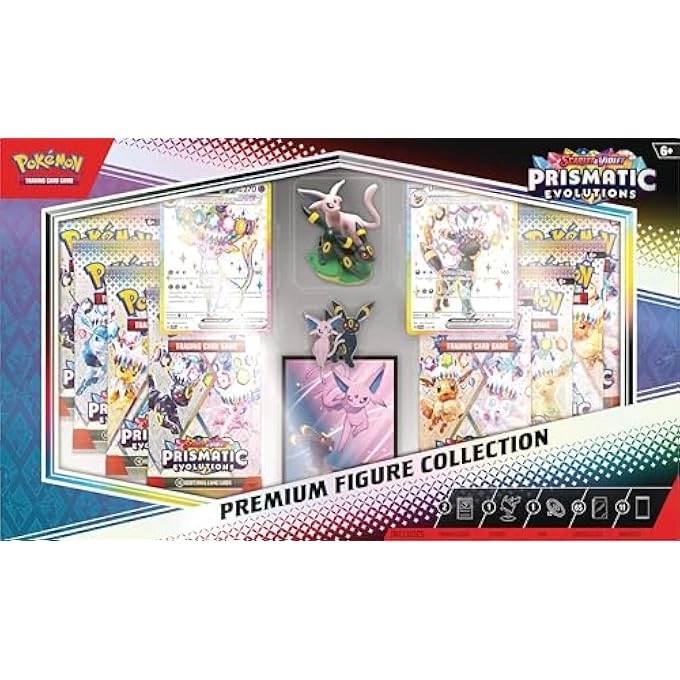 rayihni TCG: SCARLET & VIOLET PRISMATIC EVOLUTIONS PREMIUM FIGURE COLLECTION