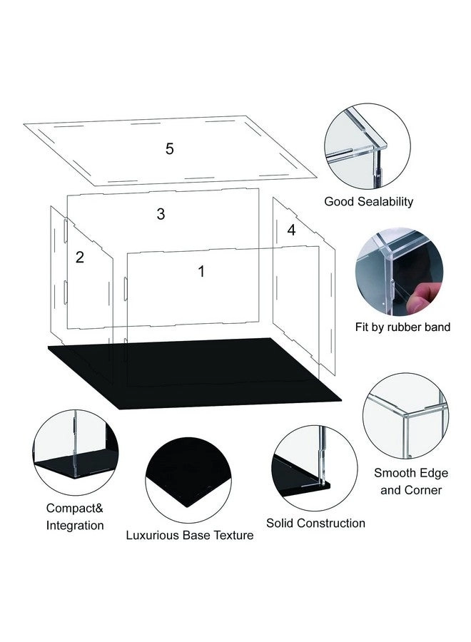 Acrylic Display Case - 10X6X6 Inch 25X15X15Cm