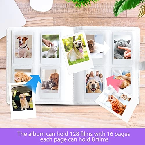 3" 128 Pockets Leather Photo Album