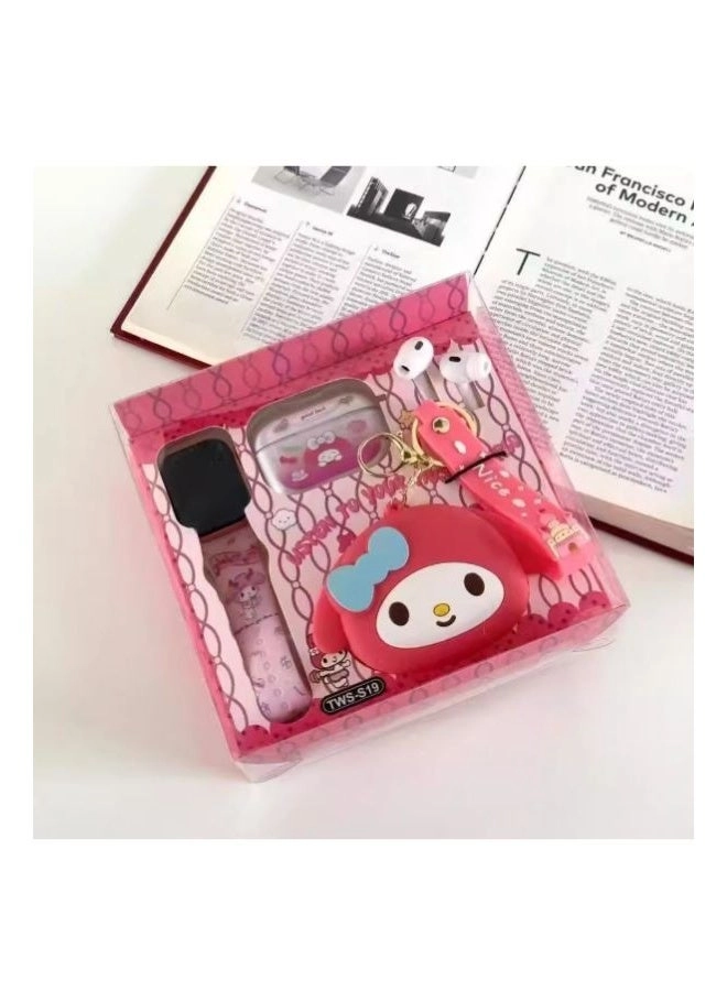 Smart Watch - My Melody + Airpods + Keychain