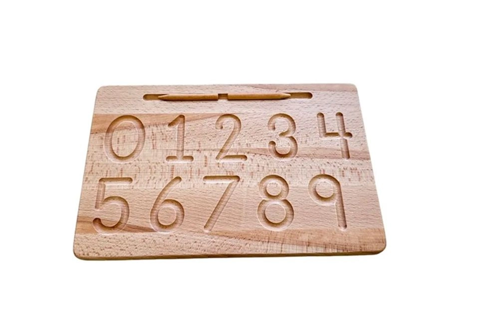 Tracing Number Board - Suitable for 3 years and above 3 Pcs