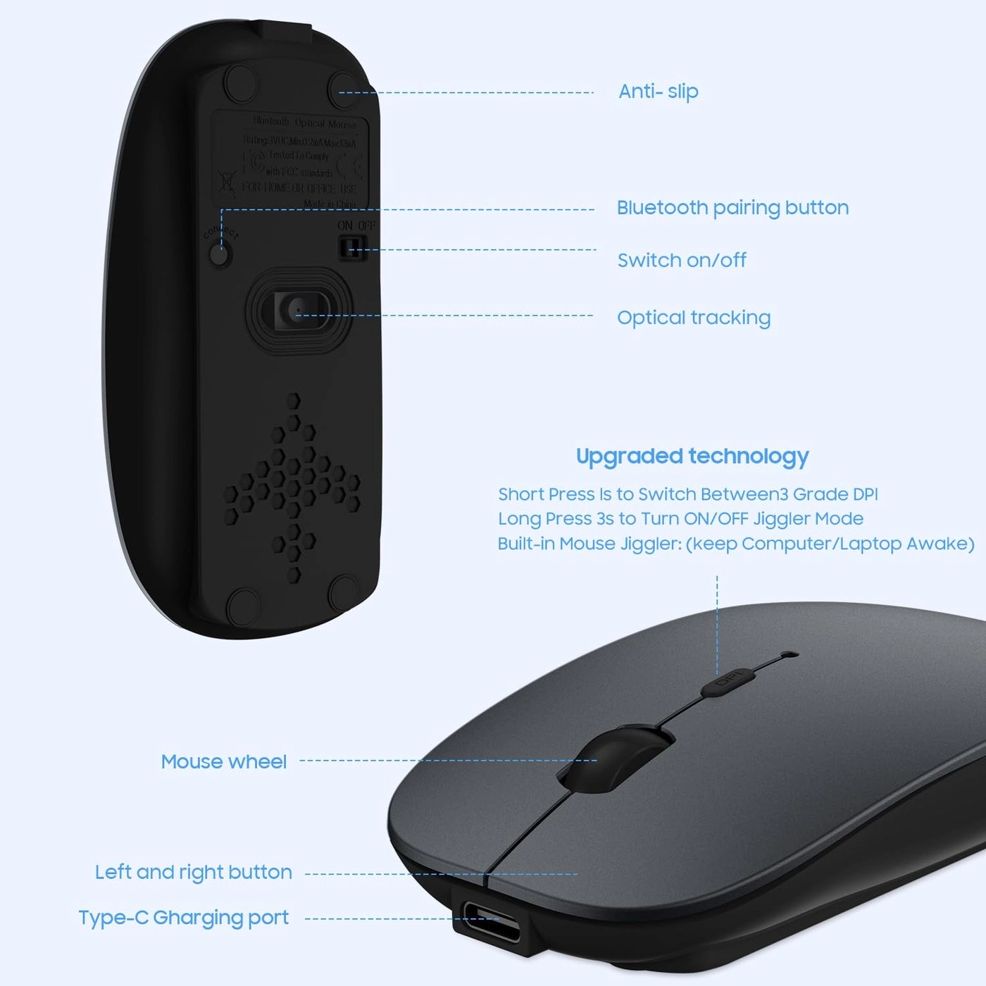 Bluetooth Mouse - Wireless