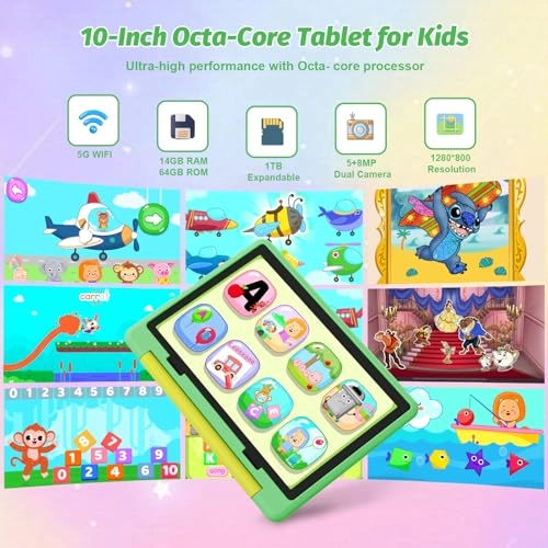 Kids Tablet - 14GB 10 Inch 64GB