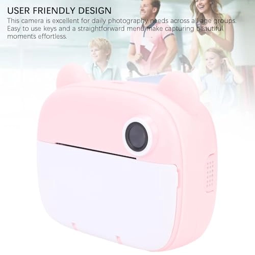 Instant Print Camera - 1000mAh 48MP Dual Lens