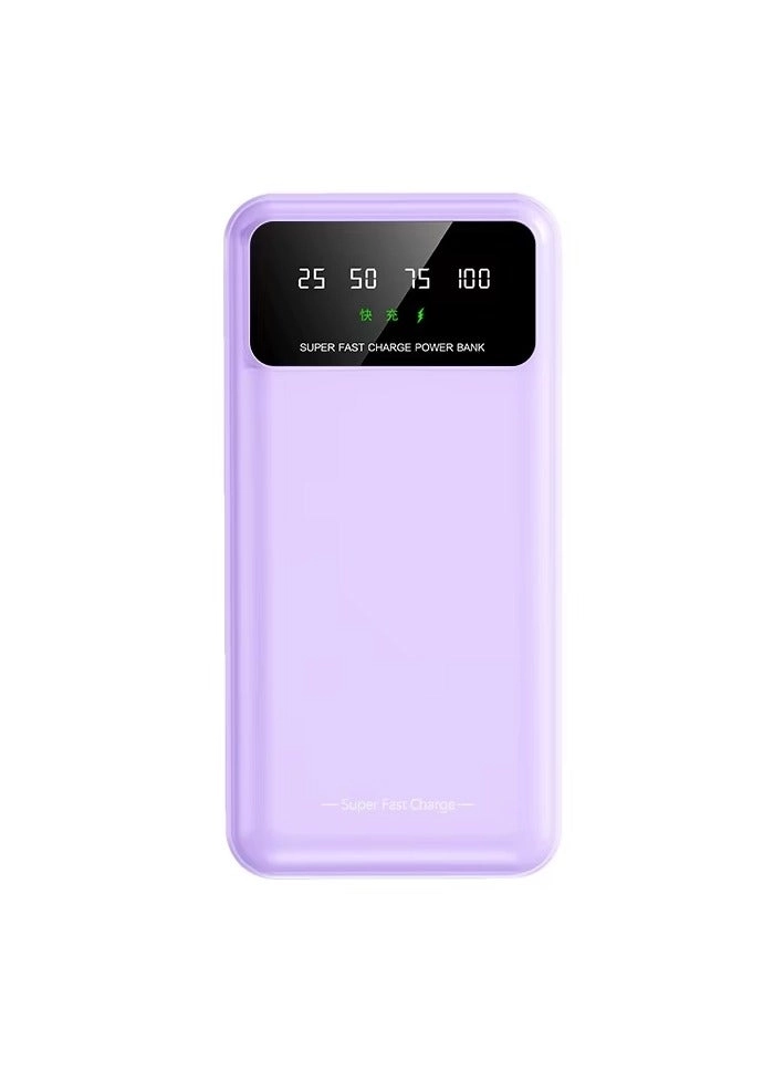 Purple 20000 mah Power Bank - 20000mAh 22.5W