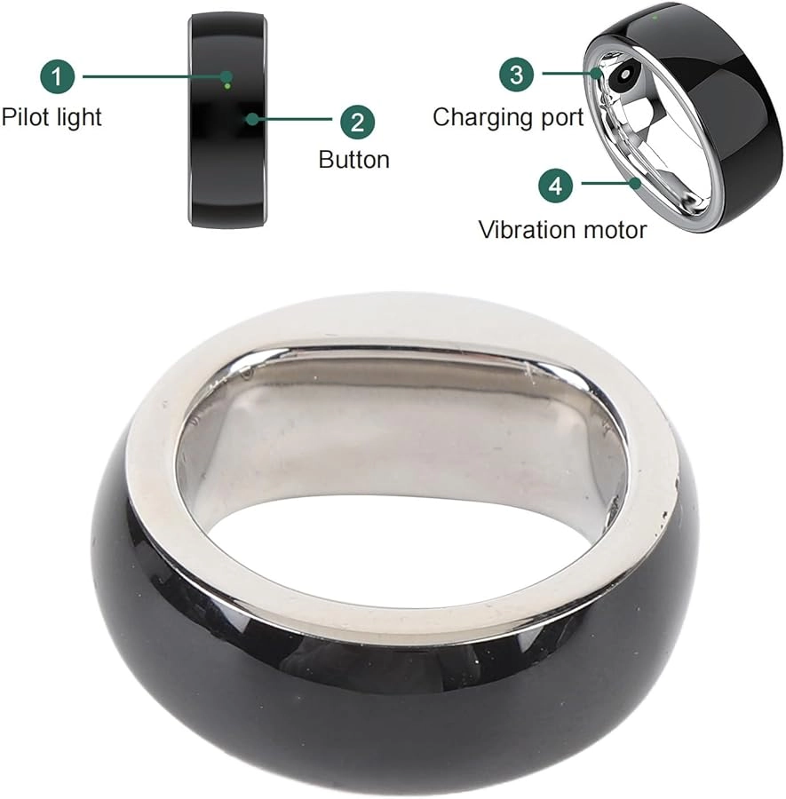 Smart Prayer Counter Ring - Size 10