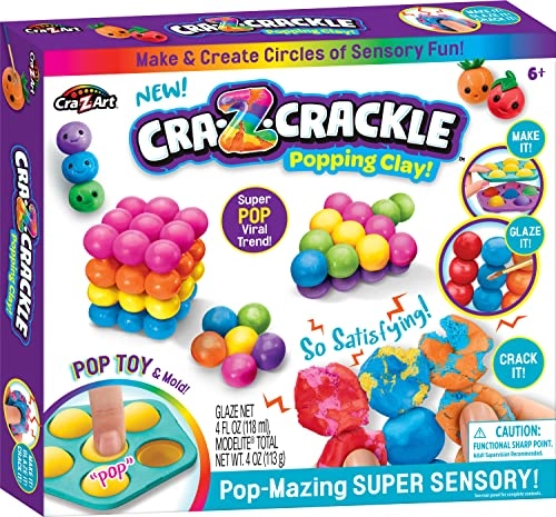 CRA-Z-Crackle Clay Pop-Mazing - Multi Ages 6 and Up