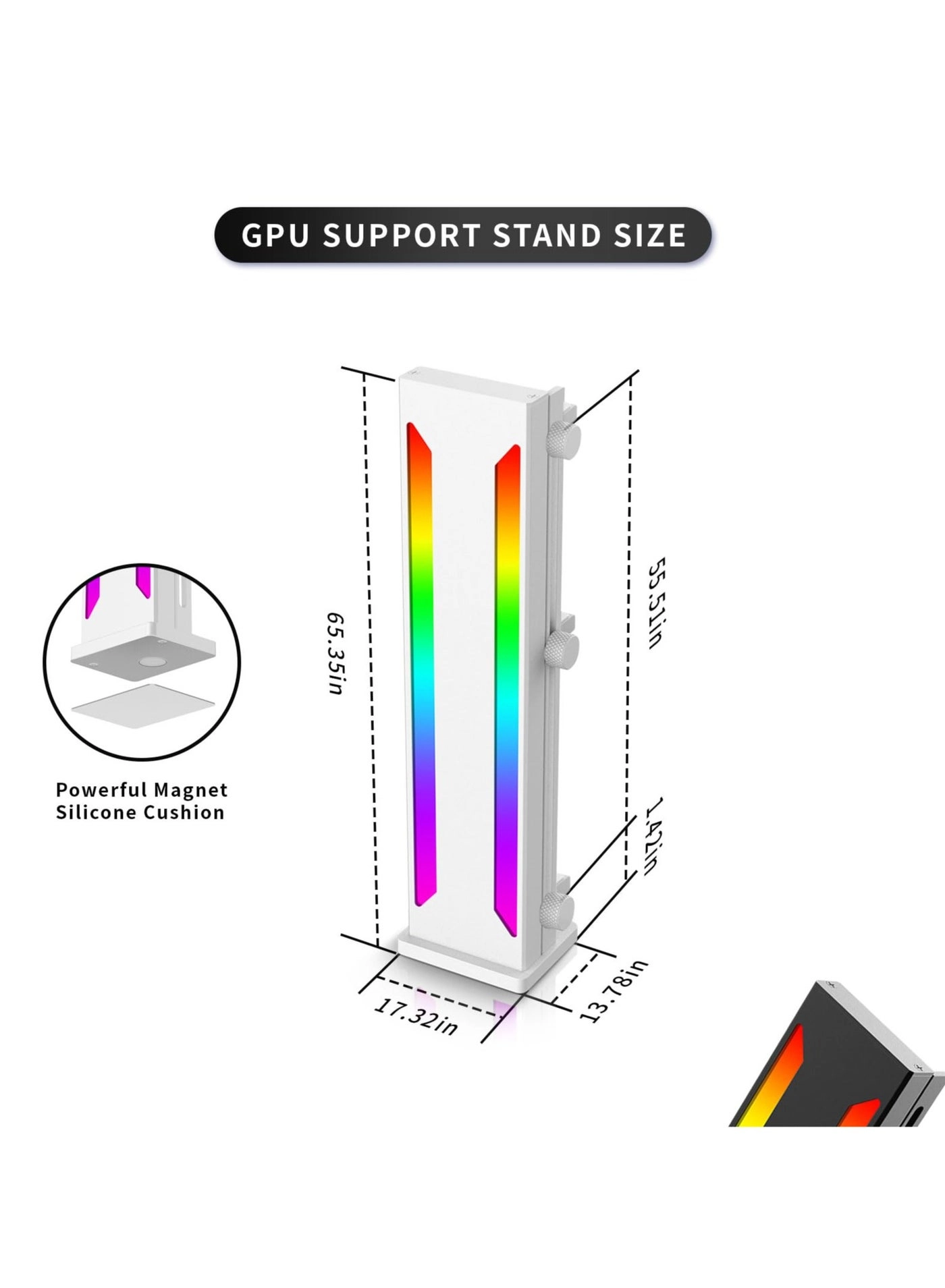 GPU Support Bracket - Adjustable ARGB Aluminum Alloy