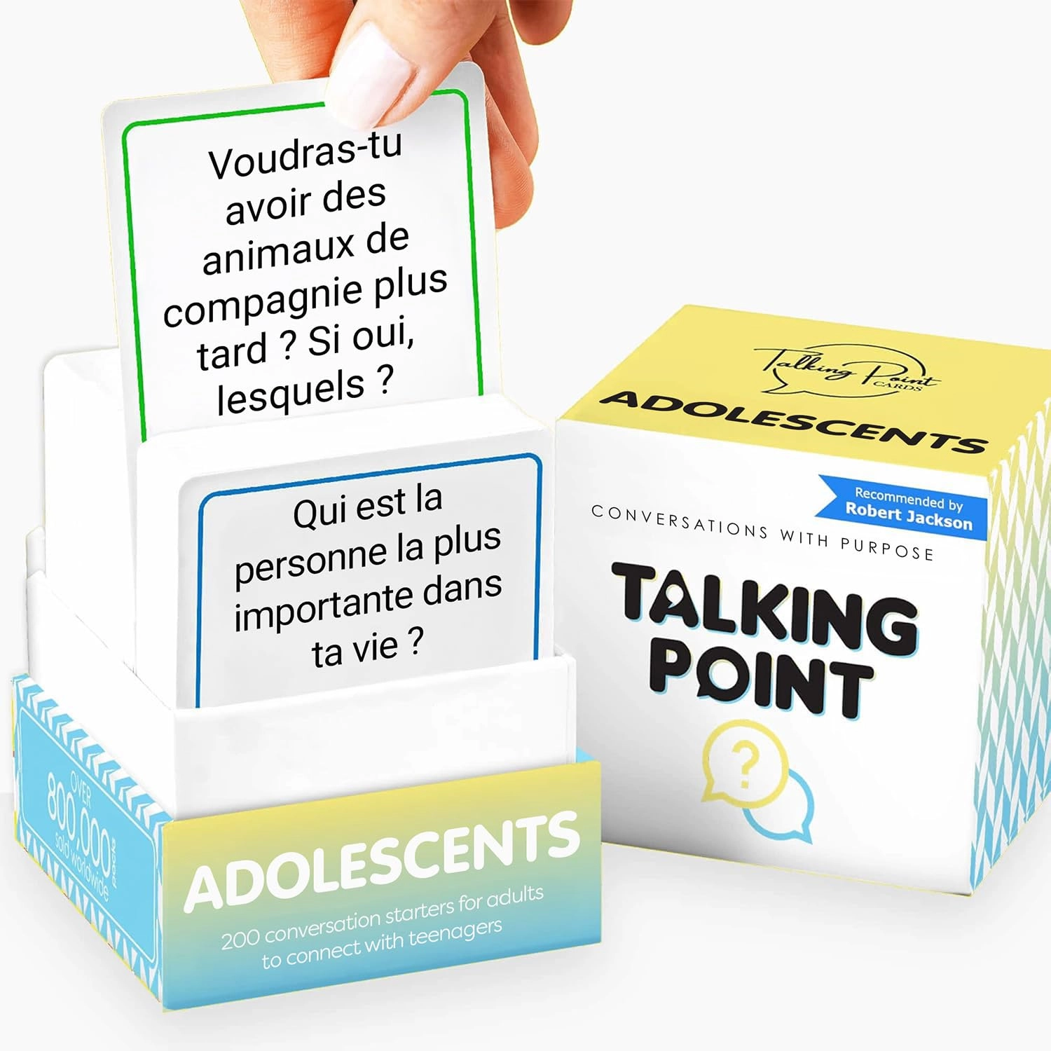 TALKING POINT CARDS Teens Conversation Cards - 200 (French)