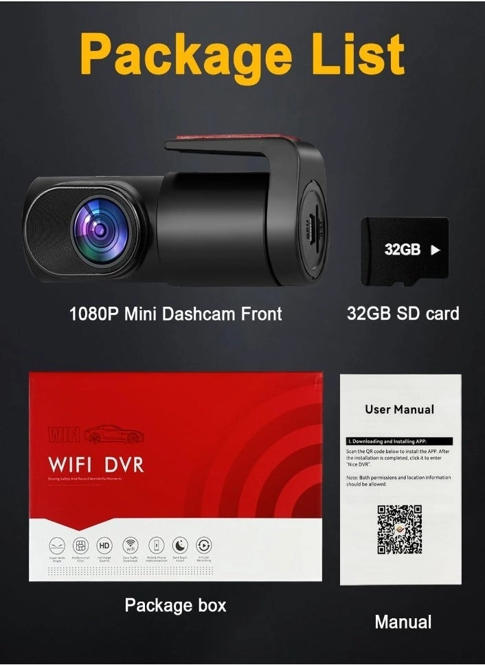 Dash Cam 1080 pixels
