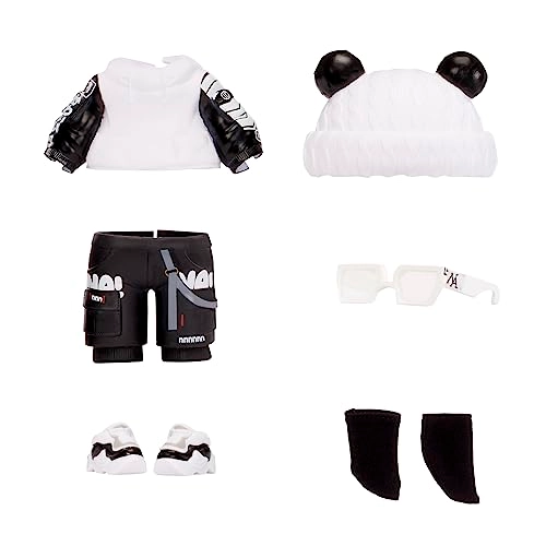 Peter Panda Posable Fashion Doll - 18 cm Flocked Body Ages 4+