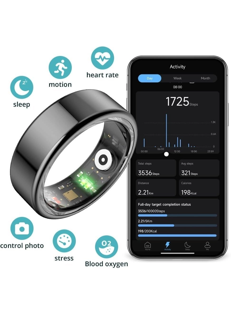 R09+ - Charging case Heart rate Blood oxygen