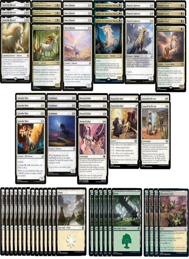 MTG Decks & More Elite Unicorn - 60pcs