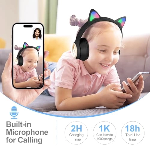 Bluetooth Cat Ear Headphones Wireless Headphone