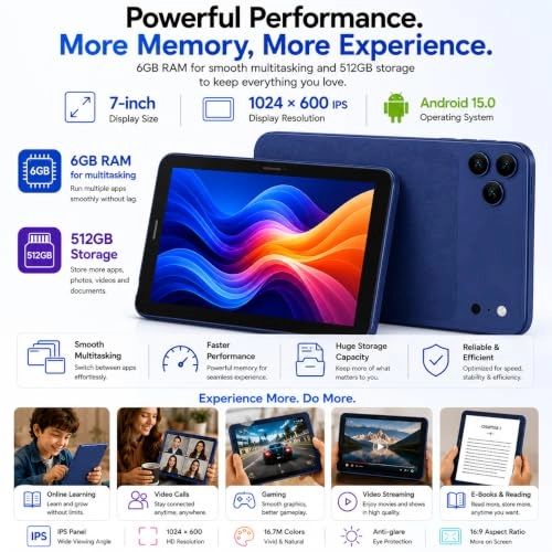 M777 Tablet 7" LTE 6GB RAM 512GB