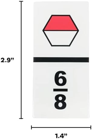 The Original Fraction Dominoes - 49 pieces