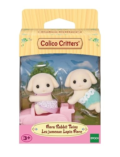 Collectible Doll Figures - Flora Rabbit Twins 2 pcs
