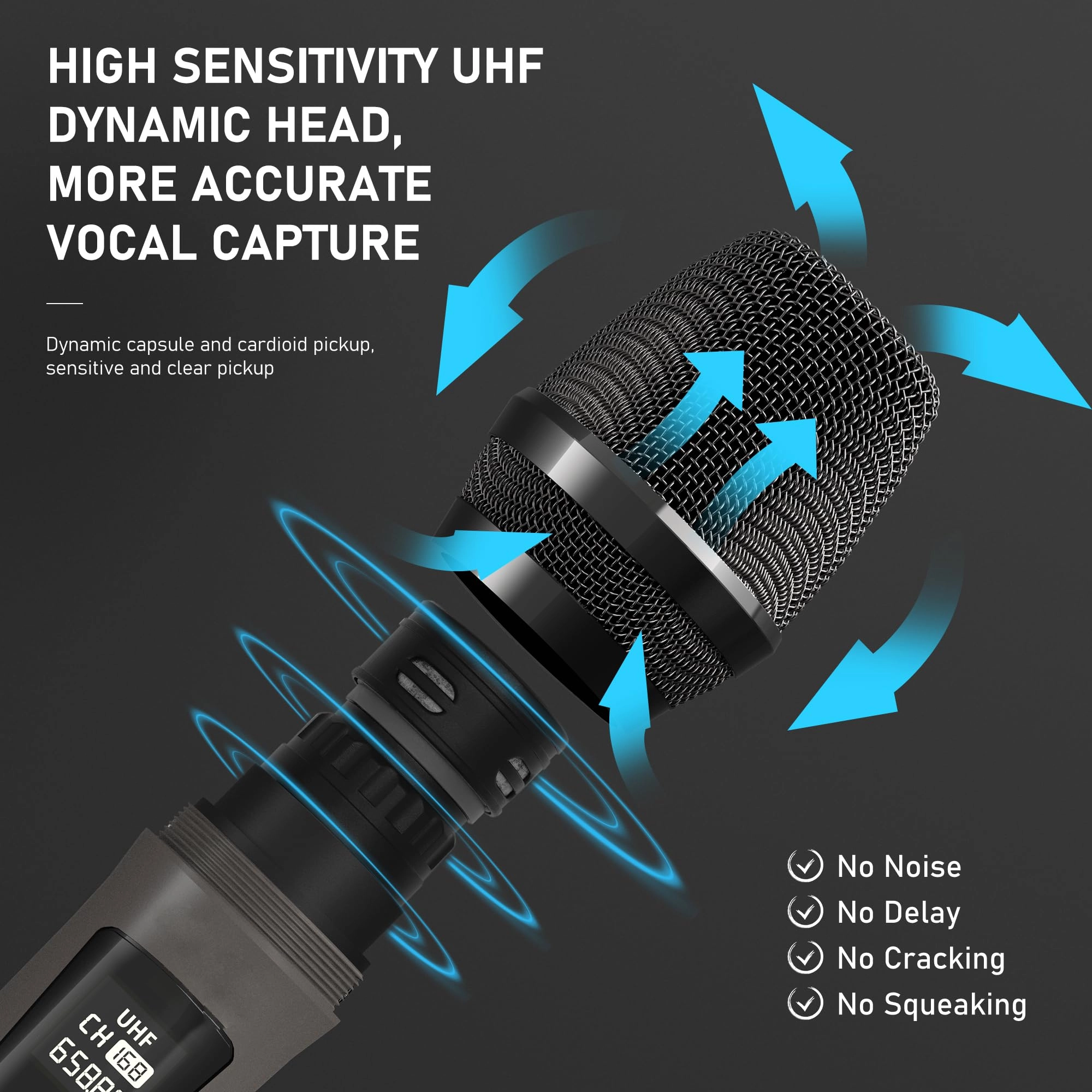 Wireless Microphones - Dual UHF